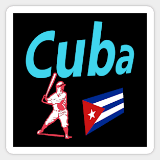 Cuba Baseball Sticker